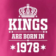 Kings are born in 1978