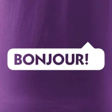 Nápis Bonjour