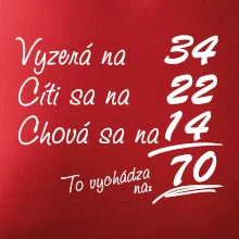 Vyzerá, cíti sa, chová sa - 70 rokov Vyzerá, cíti sa, chová sa - 70 rokov