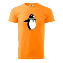 Tučniak so zeleným šálom