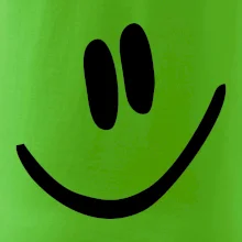 Emoji bez obrysu - usmev