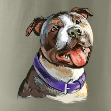 Americký stafordšírsky teriér kreslený