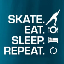 Eat sleep skate - ľadové korčuľovanie