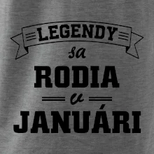 Legendy sa rodia v januári