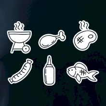 Grilovacie ikony