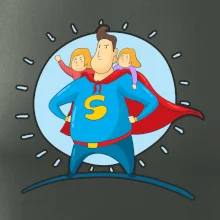 Ocko superman - dievča a dievča