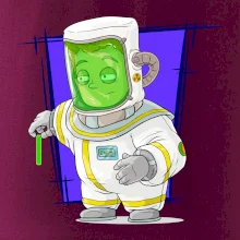 Vesmírny vojak tmavo modrý