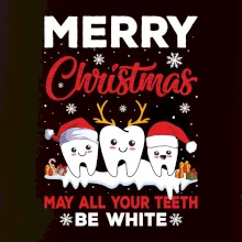 Merry Christmas teeth be white