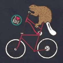 Bobor na bicykli