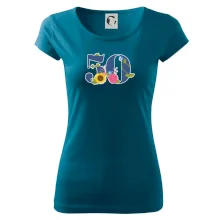 Kvetinové číslo kreslené - 50 Kvetinové číslo kreslené - 50