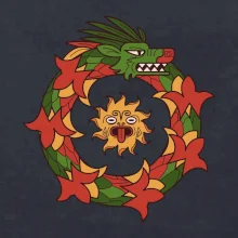 Mayovia - zvieratá had v kruhu