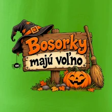 Bosorky majú voľno - tabuľa s tekvicou