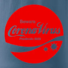 Corona virus pandemic logo