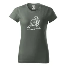 Geometria ľadový medveď na ľade