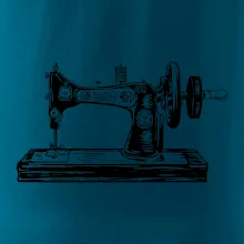 Šijací stroj - starý kreslený Šijací stroj - starý kreslený