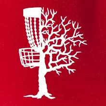 Disc golf pozor strom