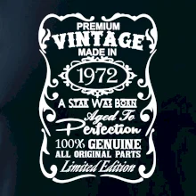 Vintage Etiketa - 1972