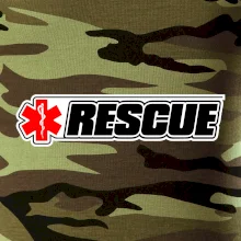 Záchranár rescue kríž červený Záchranár rescue kríž červený