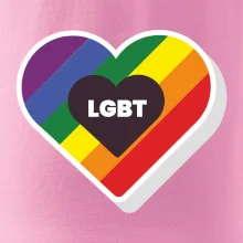 LGBT srdce dúhové