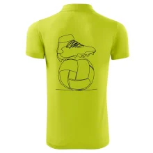 Futbalová lopta kopačka jedným ťahom Futbalová lopta kopačka jedným ťahom