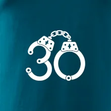 Narodeninové tričko pre policajta - putá 30