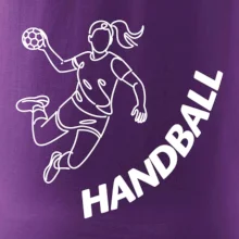 Handball nápis šikmo 1