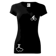 Mapa ČR + kolo na prsu