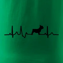 EKG Francouzský buldoček z boku