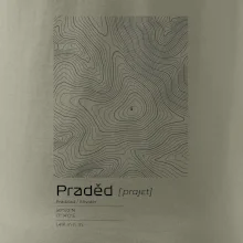 Praděd - vrstevnice v obdĺžniku