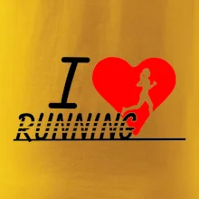 I love running dievča