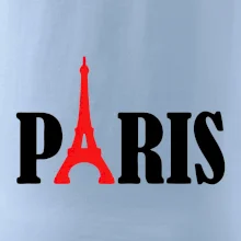 Paris nápis Eiffelova veža