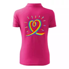 Srdce pride dúha kreslená