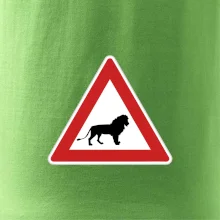 Dopravná značka - Pozor lev