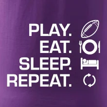 Play Eat Sleep Repeat americký fotbal