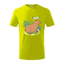Kapybara a vtáčik