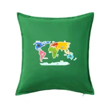 Svetové kontinenty s názvami a zvieratkami