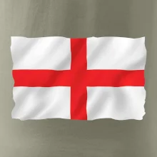 Anglická vlajka vejúca