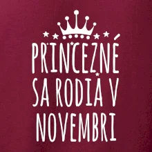 Princezné sa rodia v novembri