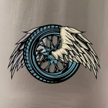 Moto koleso s krídlami