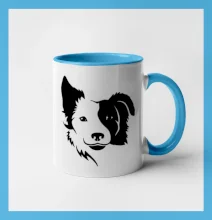 Border kólia obrys hlavy