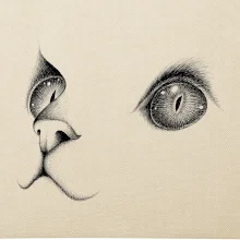 Mačacie oči čierne