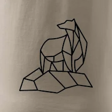 Geometria ľadový medveď na ľade