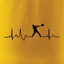 EKG hod kladivom muž