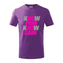 Know Pain, Know Gain