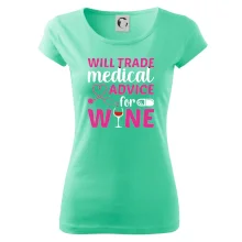 Will trade medical advice for wine