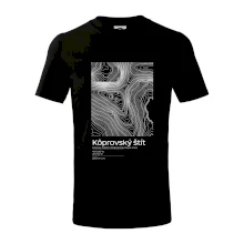 Kôprovský štít - vrstevnice v obdĺžniku