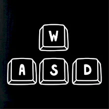 WASD klávesy - prso