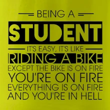Being a student - bike
