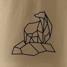 Geometria ľadový medveď na ľade