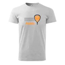 Padel - oranžová raketa